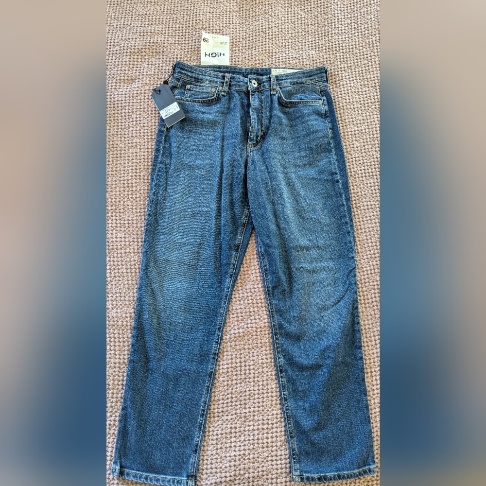 rag + bone "Nina" high rise ankle jean sz 29
